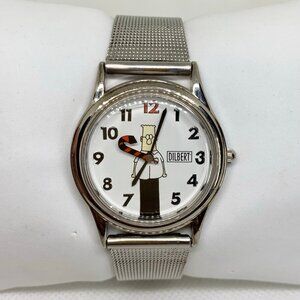 Dilbert Relic "Spinning Tie" Classic Round Mens Character watch 33mm running